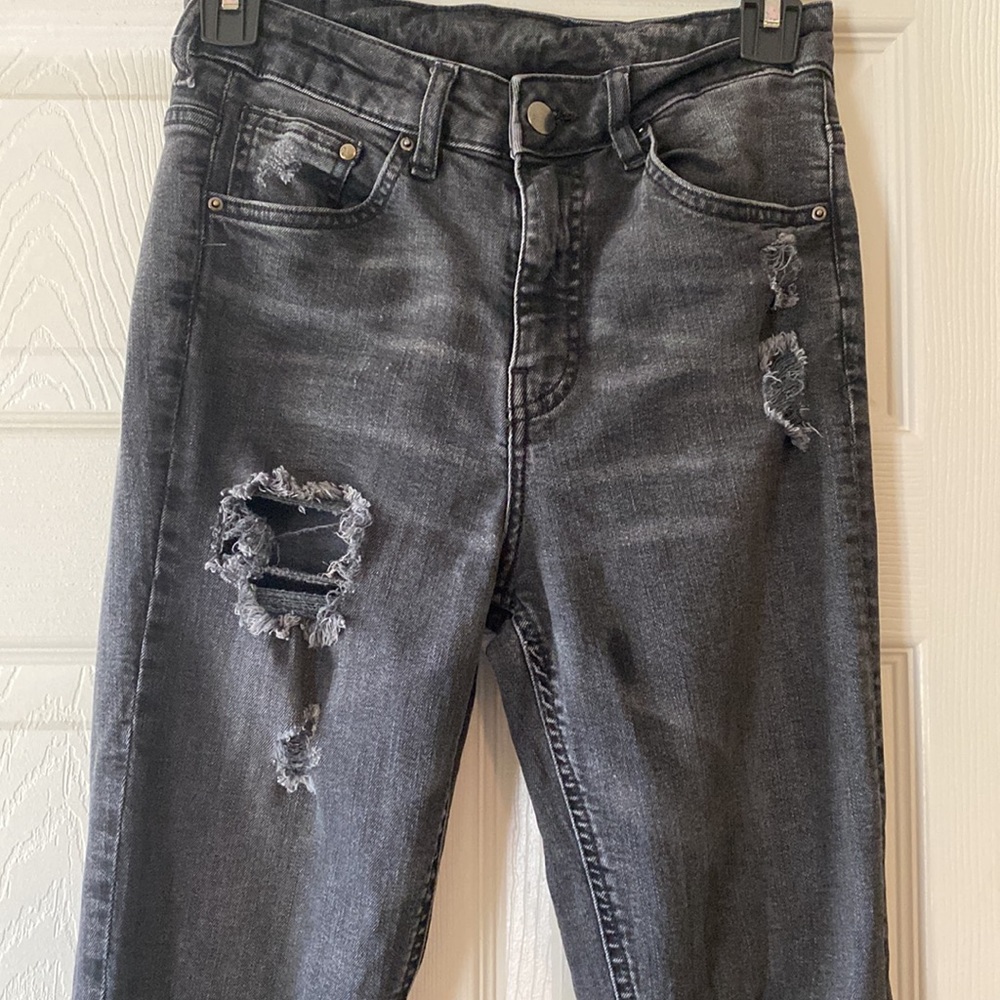 H&M Slim High Waist Ankle Jeans